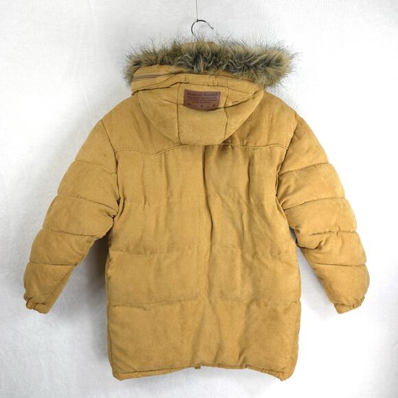 Vintage Makaveli Branded Tupac RARE Beige Puffer Jacket 14/16 Fits Sz Small Y2K - Picture 12 of 16